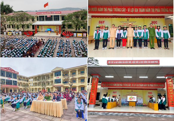 Công an huyện Thủy Nguyên: Phối hợp tổ chức tuyên truyền pháp luật tại Trường THCS Hoà Bình